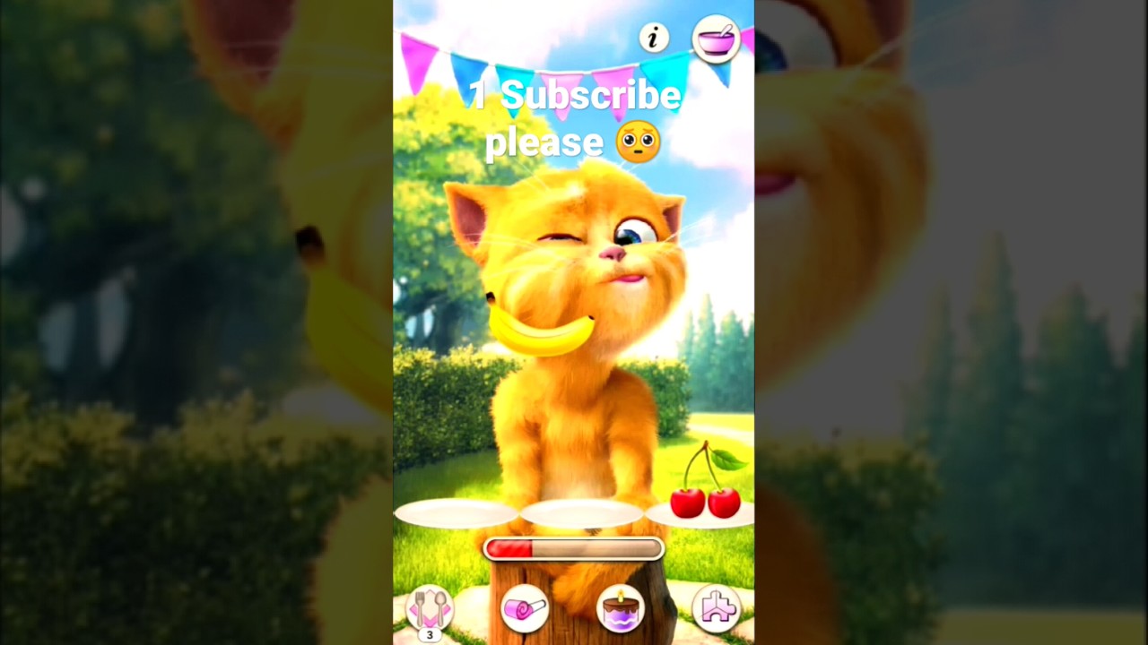 My Talking Ginger 2 New Food Eating Video #shorts #viral