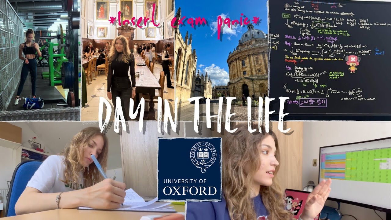 A Realistic Day in the Life at Oxford University (Mathematics Student in Exam Season Edition) 💻👩‍🎓🧮