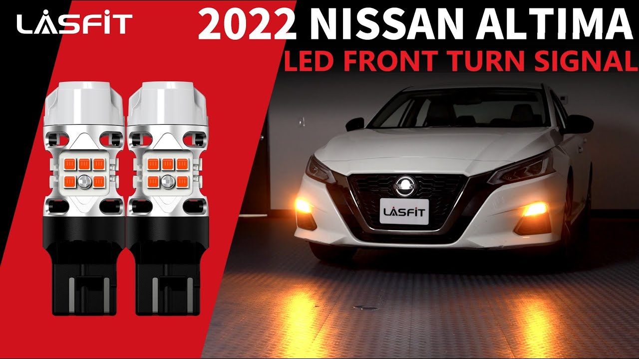 2022 Nissan Altima LED Front Turn Signal Light Install & Review | Lasfit LED Bulb