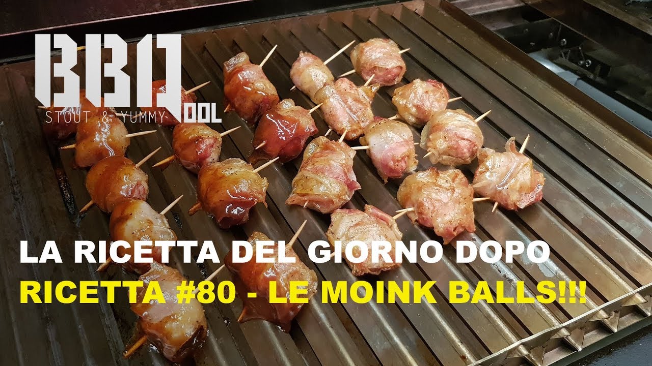 Ricetta #80 - Moink balls! Polpette nel guanciale, e via di colesterolo!