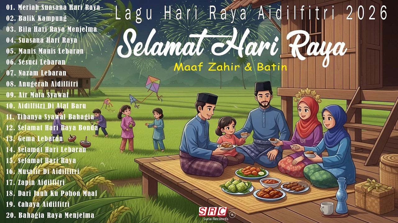 Koleksi Lagu Hari Raya Aidilfitri 2026 🌙 Suasana Raya Penuh Kegembiraan & Nostalgia - Lagu Raya 2026