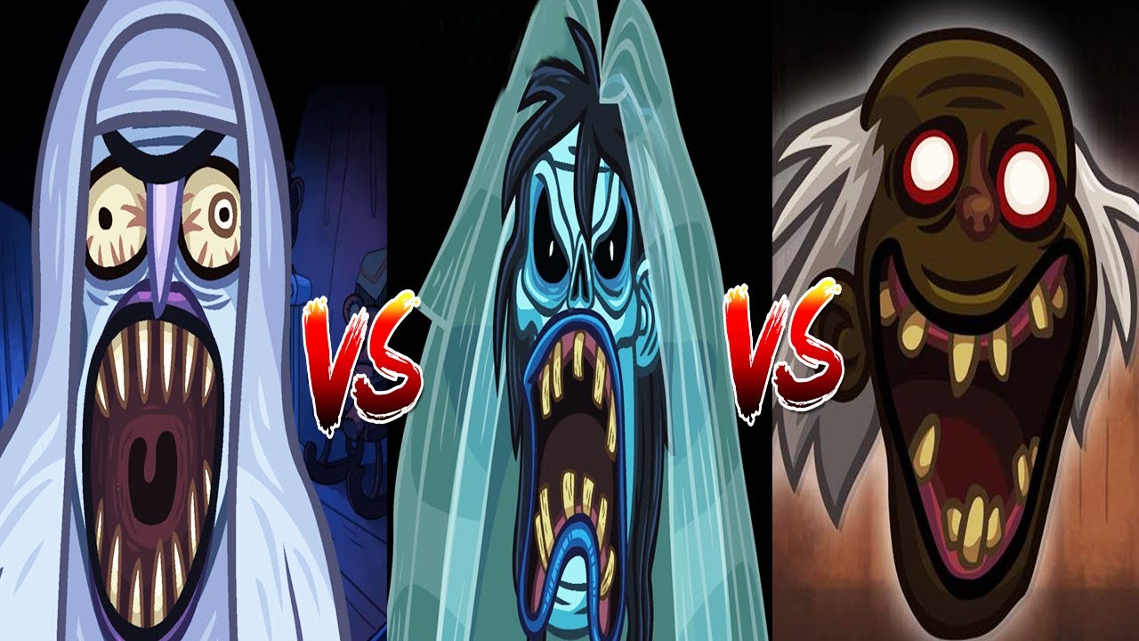Troll Face Quest Horror 1+2+3 All Levels Funny Dumb Ways To Die Win/Fail Gameplay