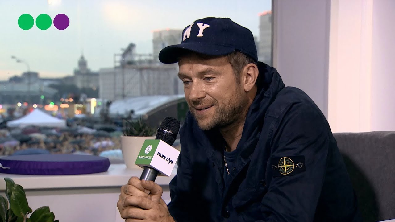 Damon Albarn interview at Park Live Festival in Moscow
