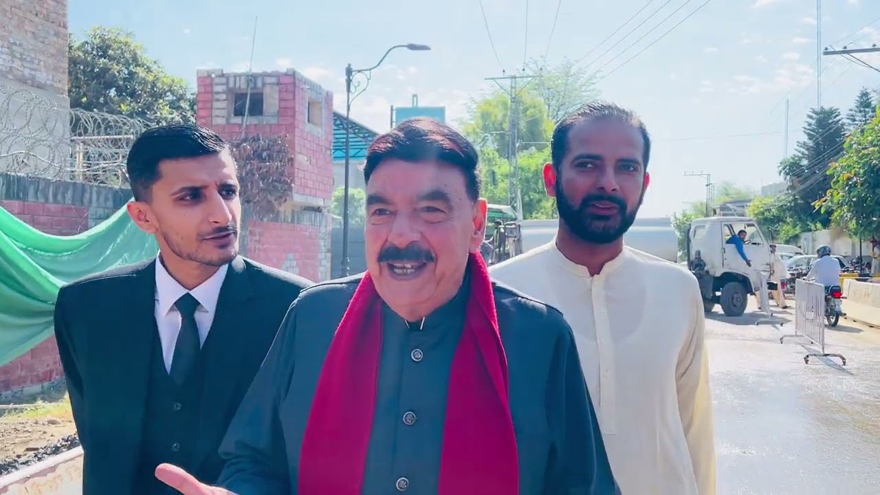 راولپنڈی: شیخ رشید احمدکی انسداد دہشت  گردی کی عدالت کے باہر میڈیا سے گفتگو