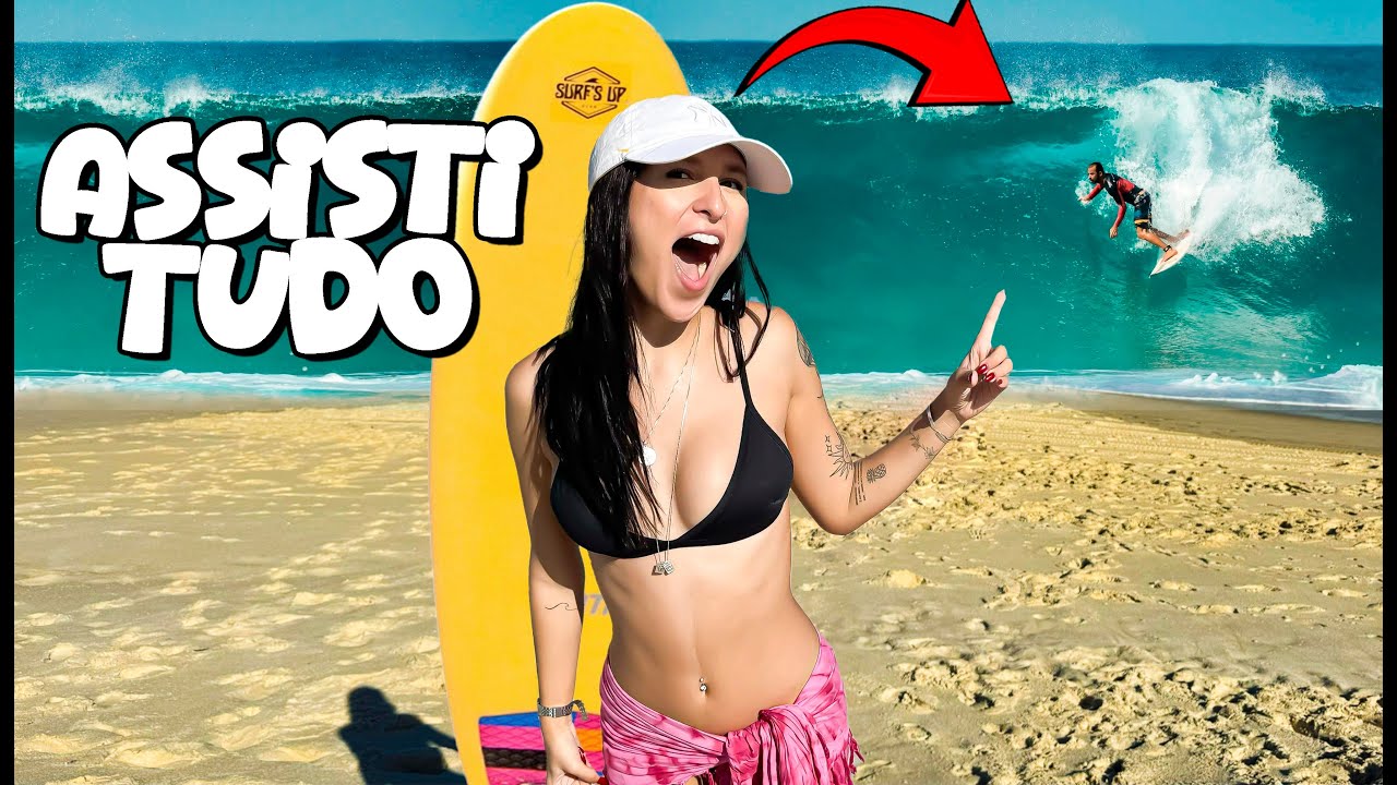VIAJEI PARA ASSISTIR A WSL COM MEUS AMIGOS!