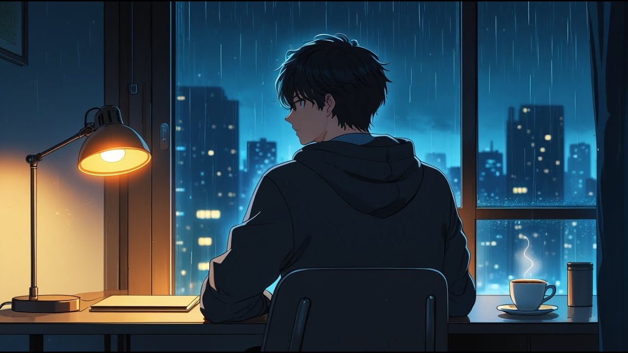 2 Hours with The Midnight Student 🌙 | High-Quality Late Night Study Ambience