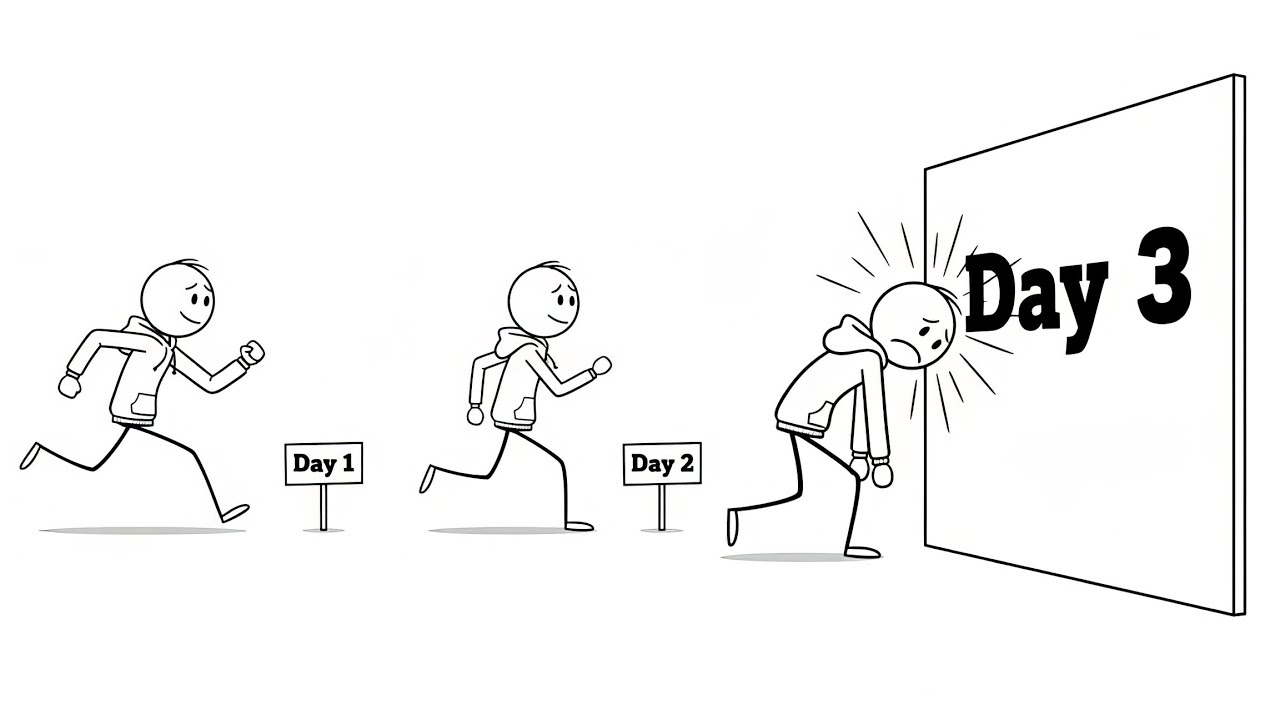WHY Self-Discipline Fails After DAY 3.