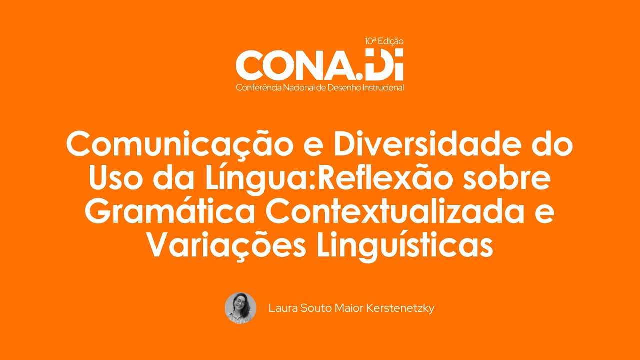 Comunicação e Diversidade do Uso da Língua