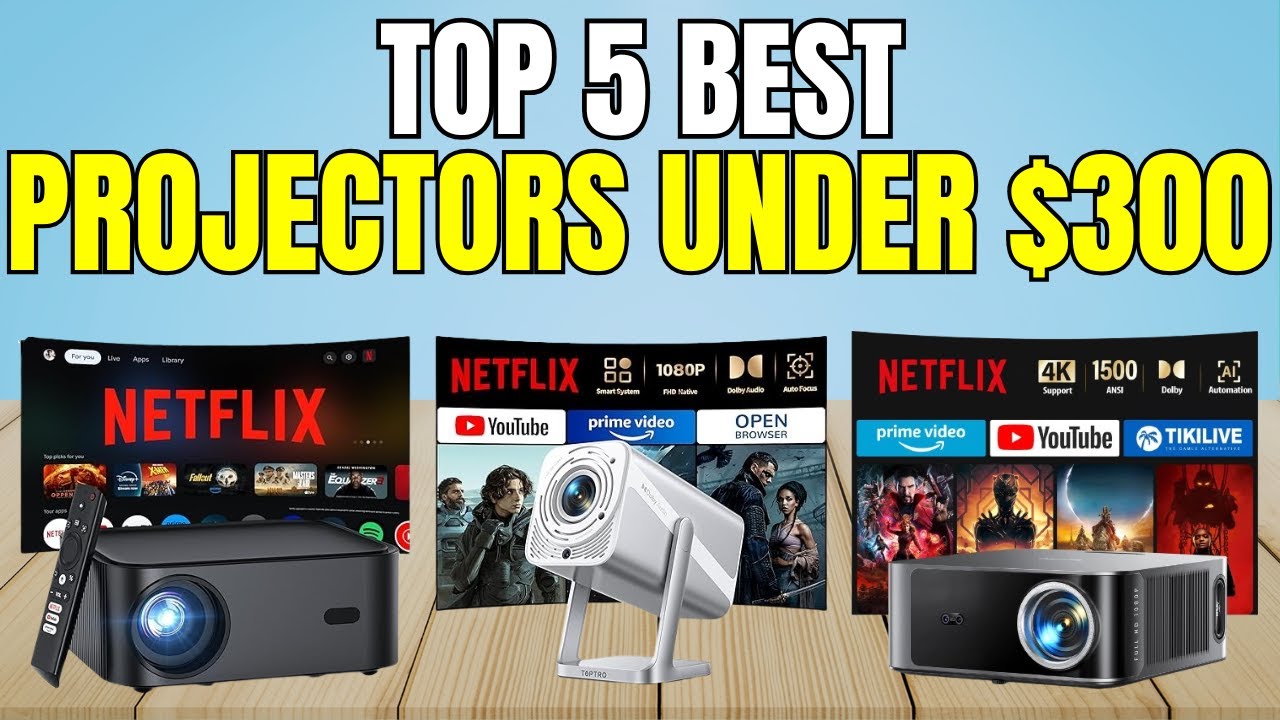 Best Projectors Under $300 &ndash; Must Watch Before You Buy One!