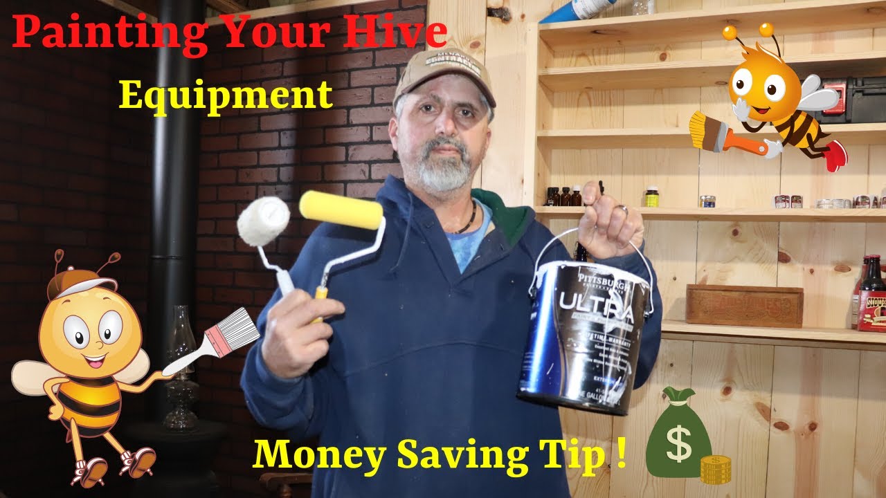 HOW TO PAINT YOUR BEEHIVE BOXES  ( APRIL 2020 ) #paintingbeehives #howtopaintabeehive