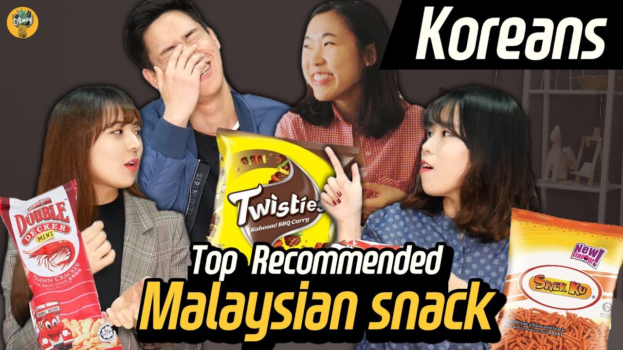 Koreans try famous Malaysian snacks!