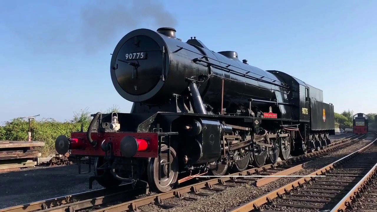 Weybourne to Holt on the footplate of 90775