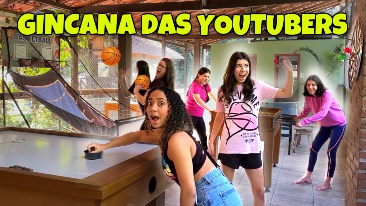 FIZEMOS UMA GINCANA ÉPICA DAS YOUTUBERS!!