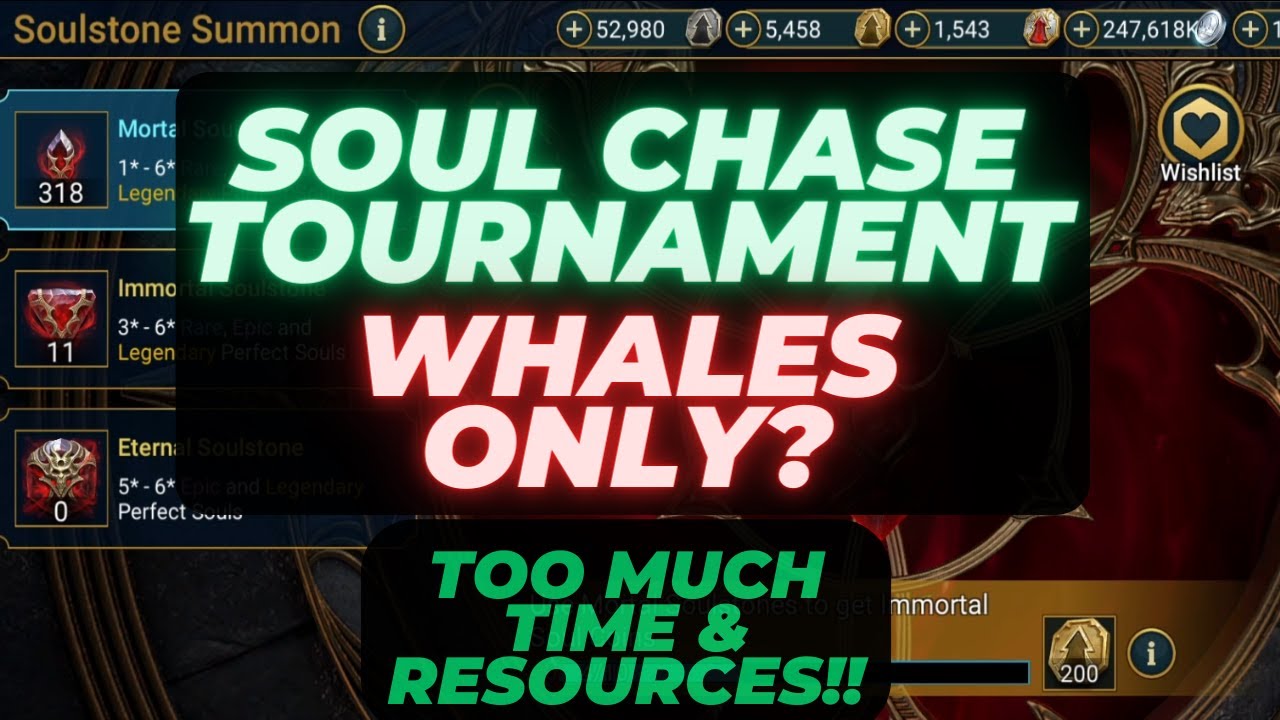 Can You Actually Prepare for a Soul Chase Tourney? | Pulls & Resource Breakdown | Raid: SL