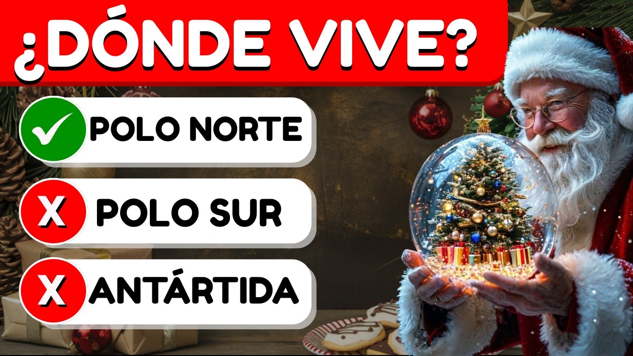 &iquest;Eres un Experto en NAVIDAD? 🎄❄️ Test Navide&ntilde;o de 50 Preguntas &ndash; Trivia 