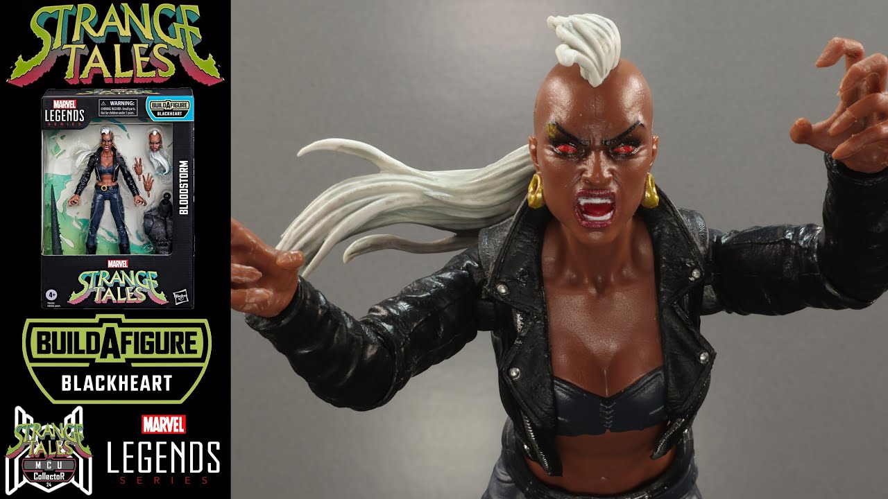 Marvel Legends BLOODSTORM Strange Tales Blackheart BAF Wave X-Men Vampire Storm Comic Figure Review