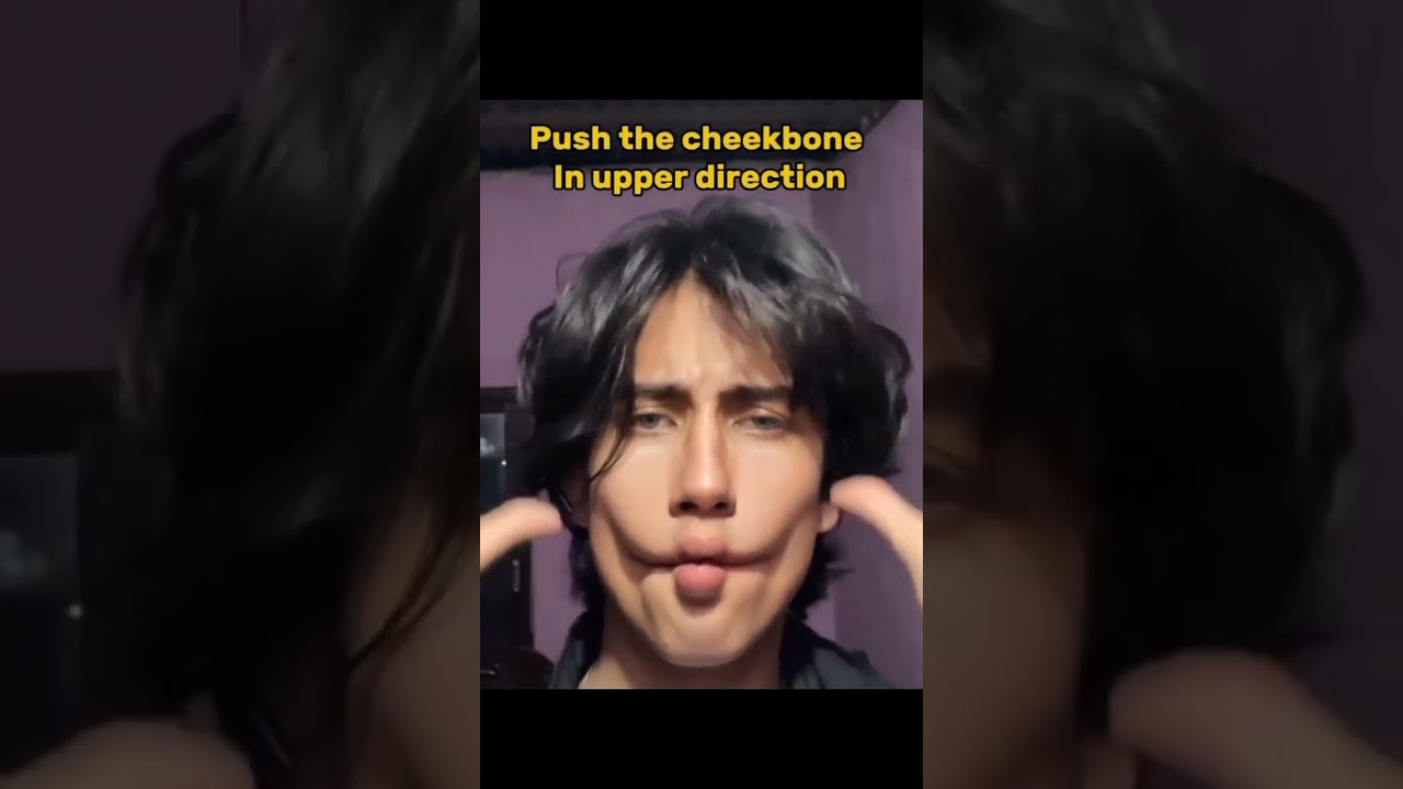This is how I achieve Hollow Cheeks! (Exercises for hollow cheek) #ytshorts #shortvideos