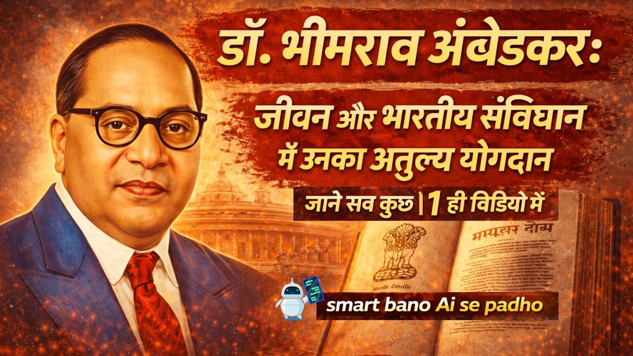 संविधान सभा और भारतीय संविधान : डॉ. भीमराव अंबेडकर का योगदान