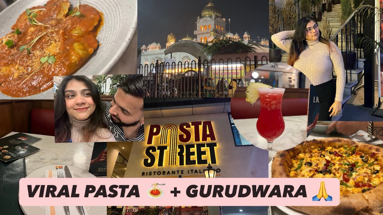 Best Saturday ever?😍| Delhi’s Viral Pasta & Darshan🙏