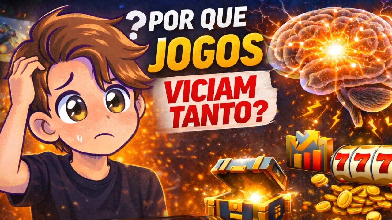 Por que a gente fica VICIADO em certos jogos? A psicologia por trás dos videogames.