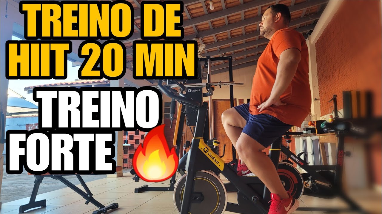 TREINO HIIT 20 MINUTOS | BICICLETA ERGOMÉTRICA GALLANT ELITE MAGNÉTICA 13KG