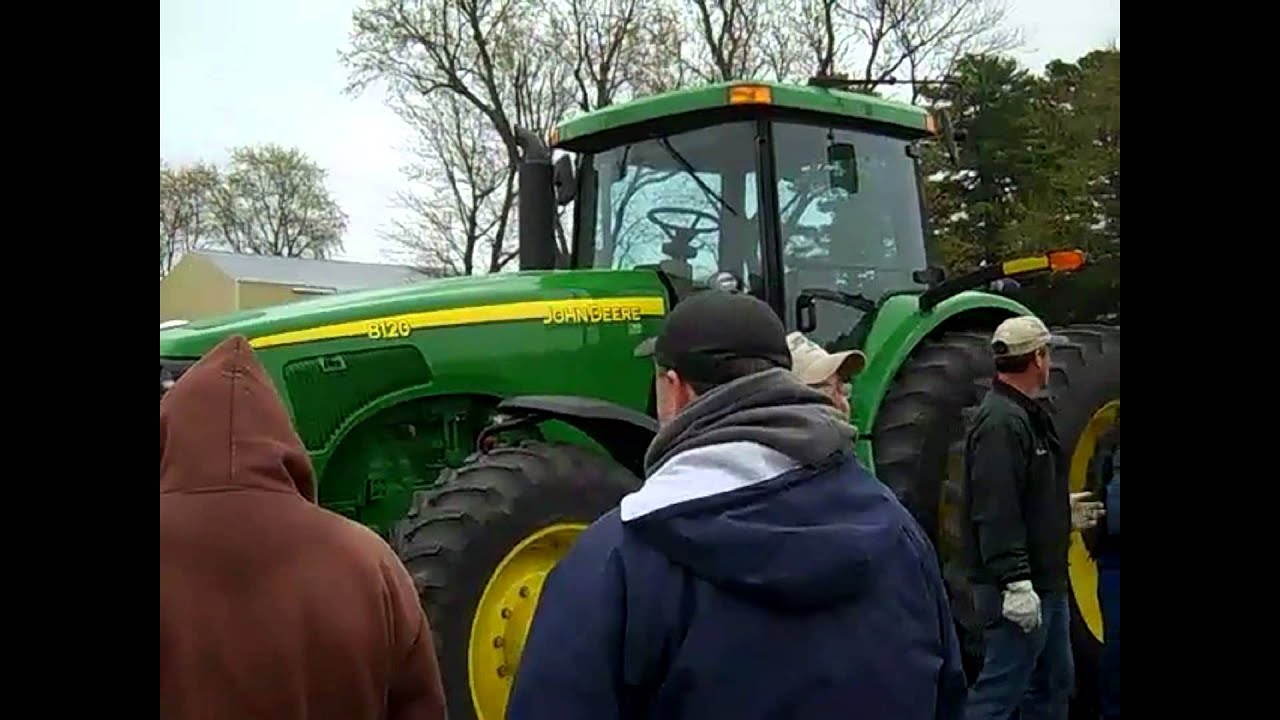 2004 JD 8120 Tractor Sold for $138K on Iowa Farm Auction 3/31/12