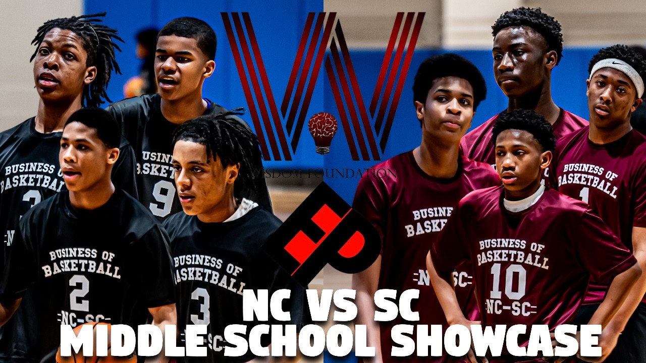 Business Of Basketball NC Vs SC Middle School Showcase Goes To Sudden Death OT | Wisdom Foundation