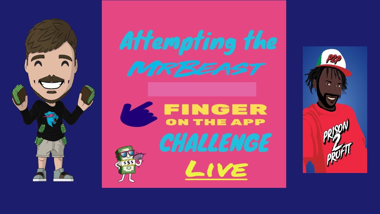 Trying the Mr Beast Finger On the App Challenge Live