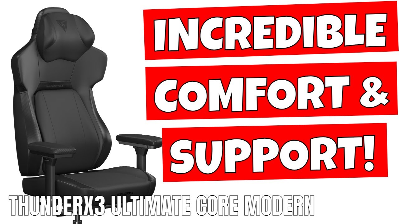 BEST ERGO Gaming Chair Thunderx3 Core Modern Ultimate Lumbar Support