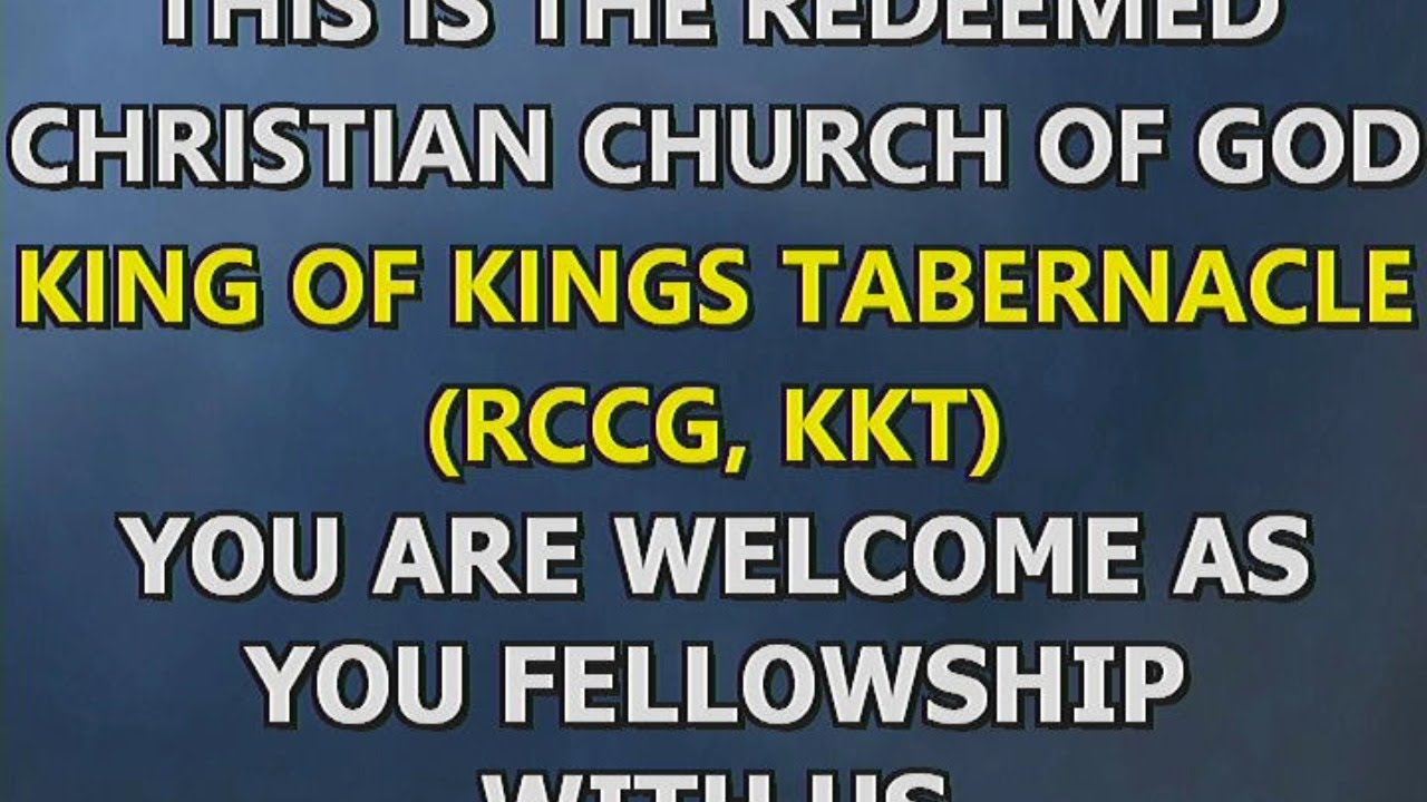 RCCG KKT ll SUNDAY SERVICE 25/10/2020 ll