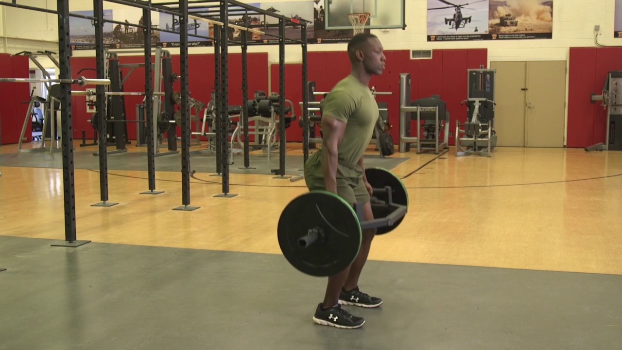 U.S. Marine Corps Fitness - Hexbar Deadlift