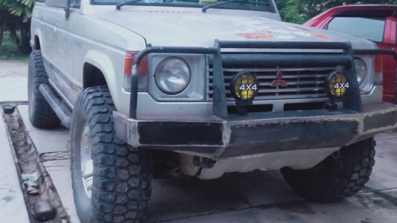 Cara buat Bullbar pajero LO bumper jimat kos.
