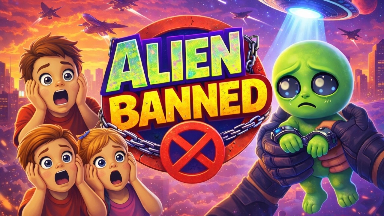 ALIEN BANNER FUNNY GAME PLAY SHOCKING CITY NIGHT SURPRISE 👽#viral #shorts #shortsfeed#youtube