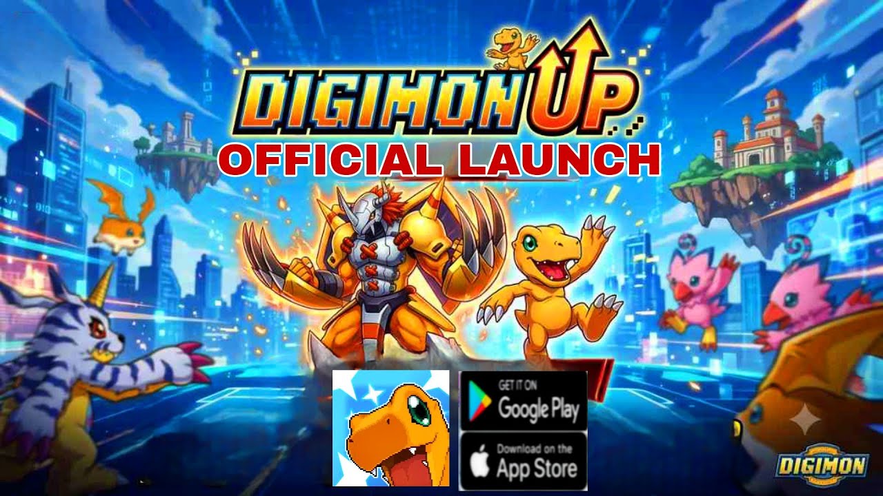 DIGIMON UP Gameplay - Official Launch RPG Game Android iOS