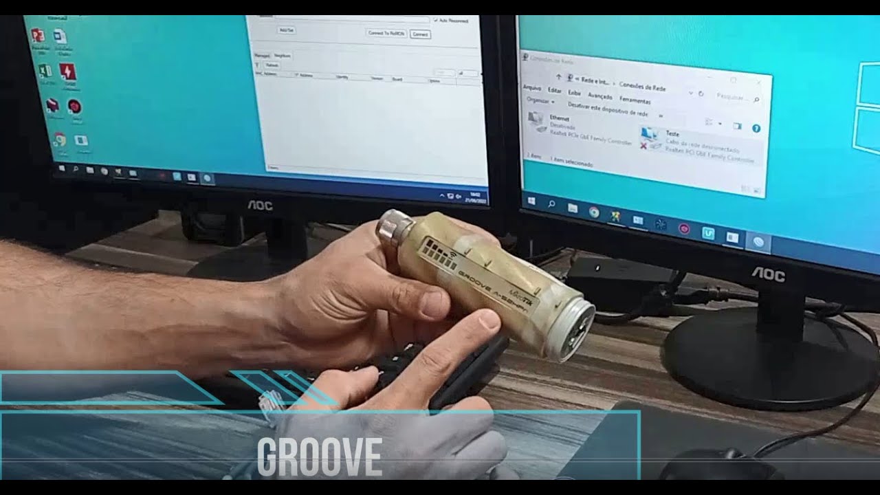 Aprenda a Reparar a Lan de um Groove MikroTik