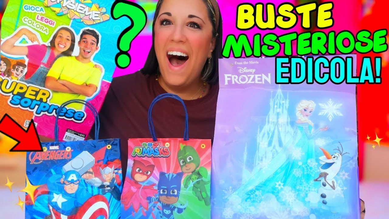Apro BUSTE MISTERIOSE con SORPRESE COMPRATE in EDICOLA