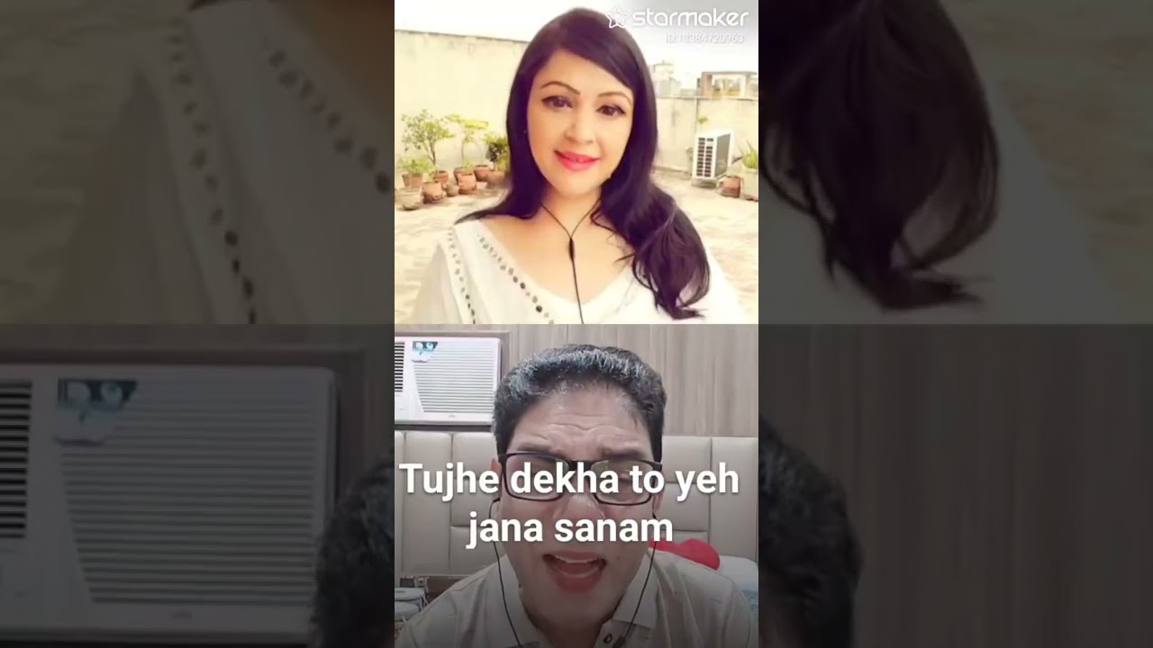 Tujhe dekha to ye jaana sanam..... Kumar Sanu/Lata Mangeshkar. Cover Duet with Dr. Sangeeta Uppal 🫅 