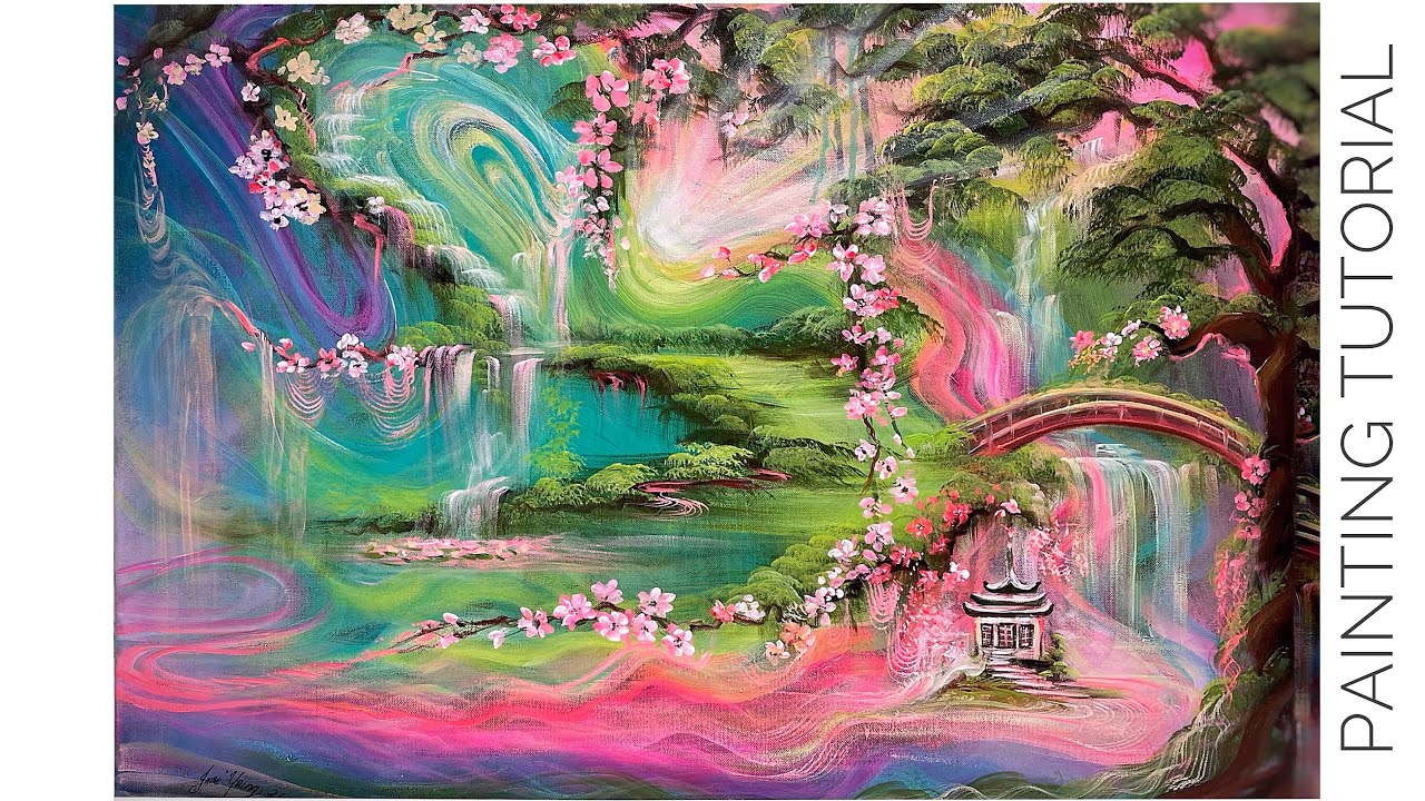 Acrylic Painting  | Inspiration | Fantasy landscape | Demonstration & Artist Chat