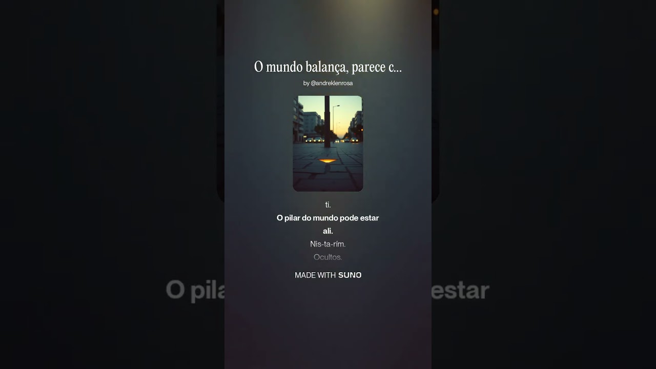 O mundo balança, parece cair 2