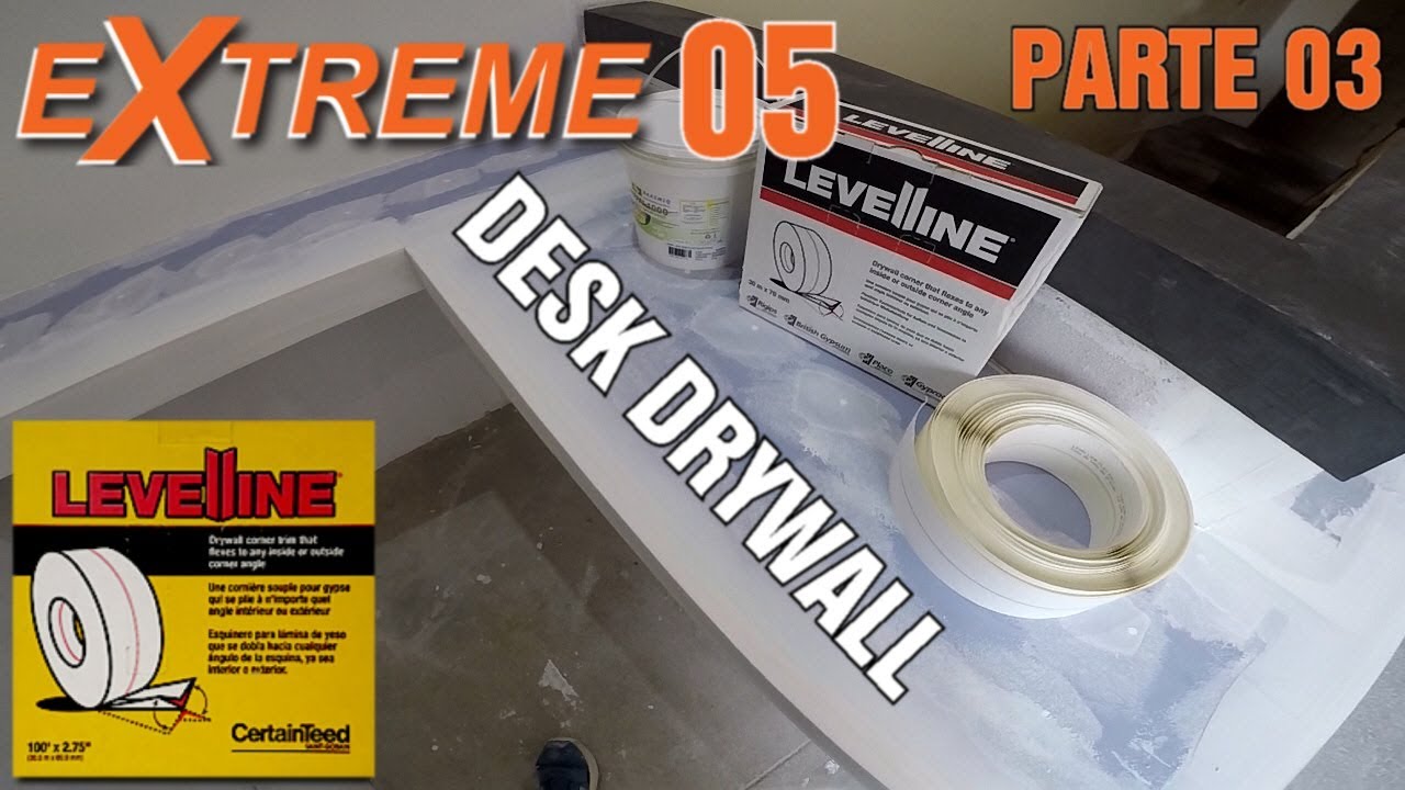 FAÇA MOBILIÁRIO GESSO DRYWALL PERFEITO E PREPARAÇÃO PINTURA COM FITA DE QUINA