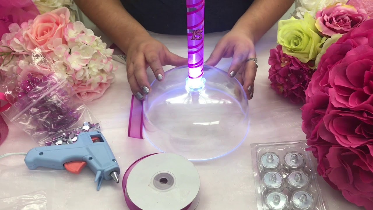 2018 Centros de Mesa para Quinceanera #QC001