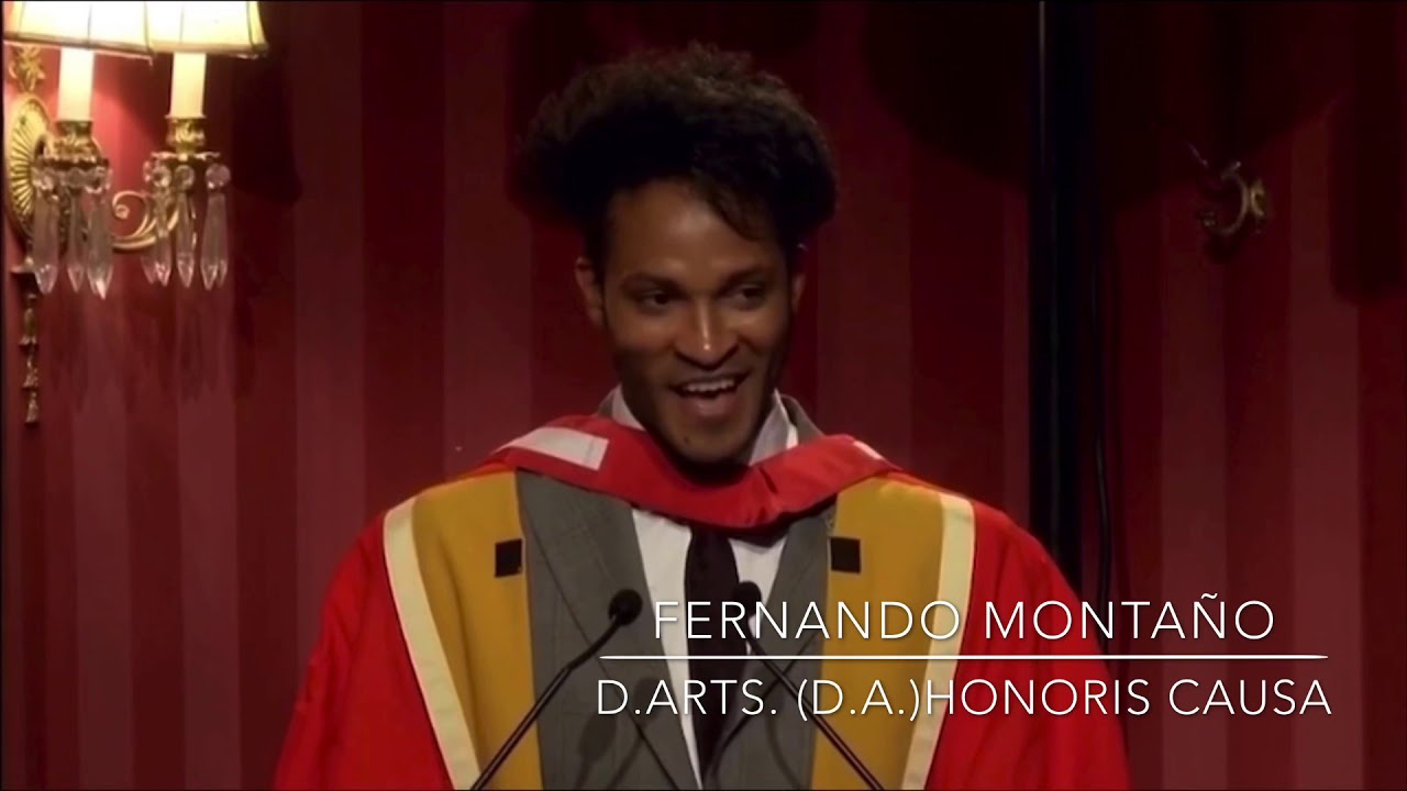 Fernando Montaño (Montano) Doctor of Arts Honoris Causa
