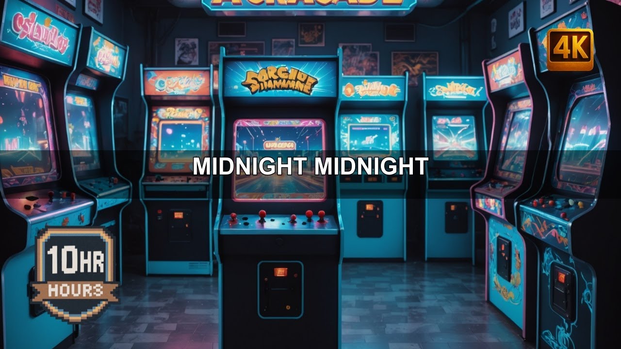 Retro Arcade Illuminated | Stress Relief | 10 Hours