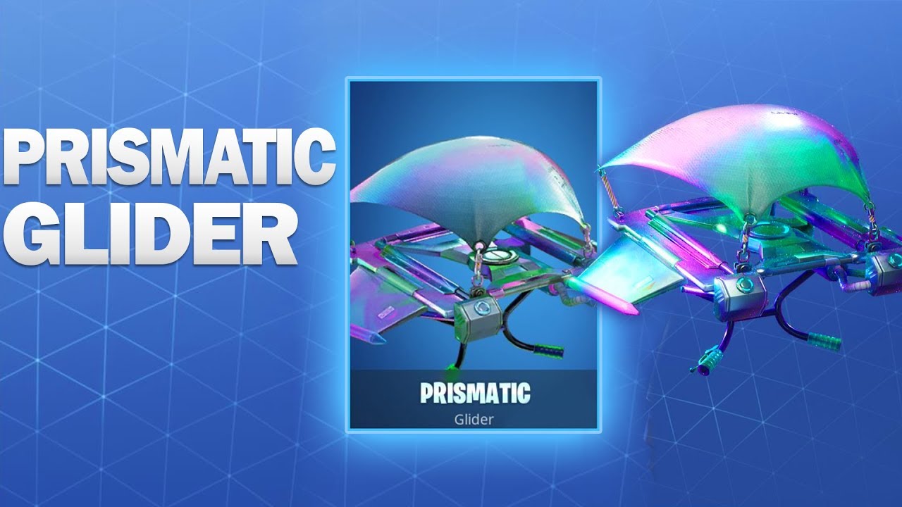 Prismatic Glider Fortnite Skin Showcase