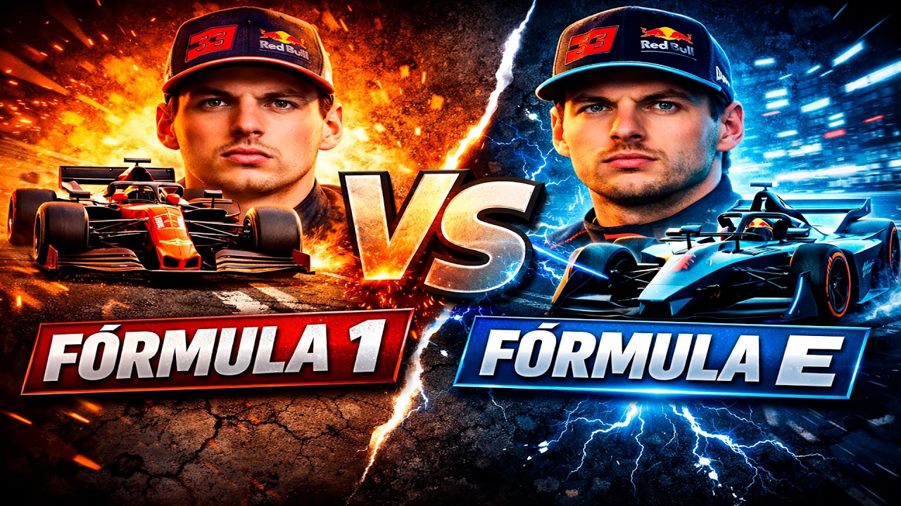 MAX VERSTAPPEN COMPARA F1 COM FORMULA E