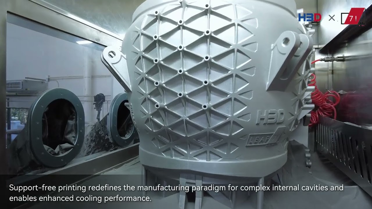 HBD and LEAP71 show off giant 3D printed aerospike rocket engine with 200 kN of thrust