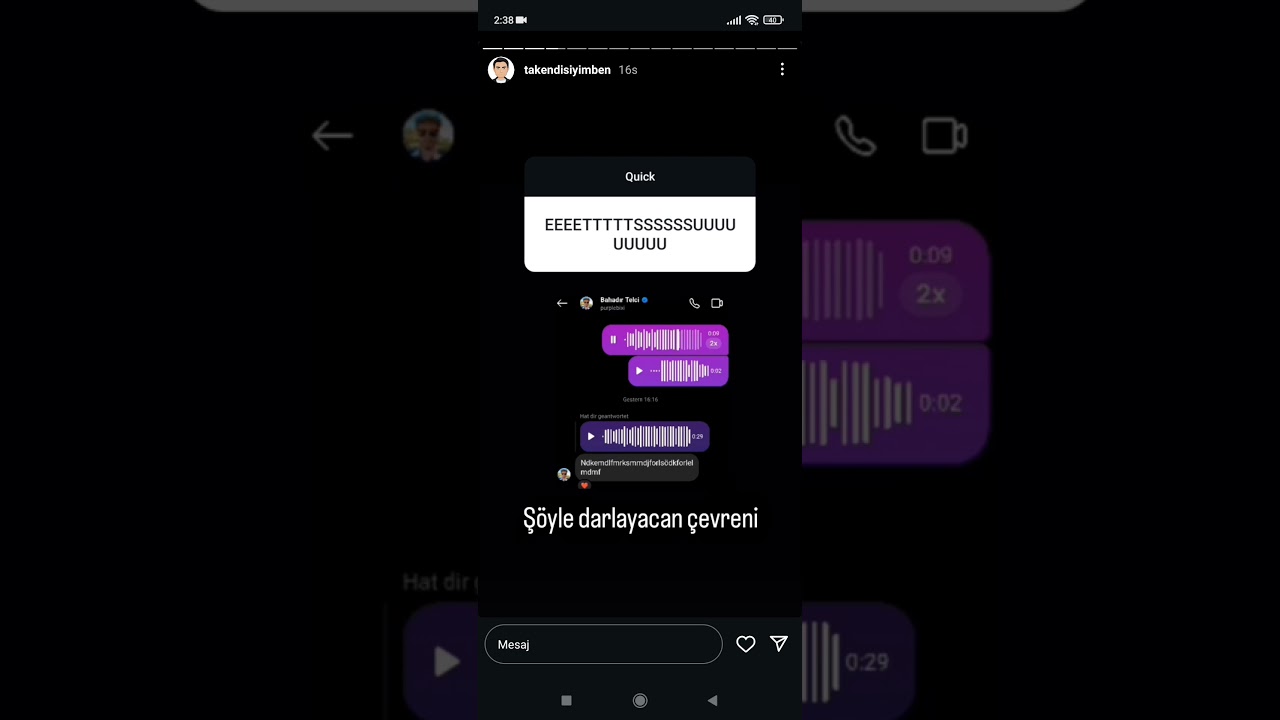 Erlik, etsu şarkısı söylüyor😂😂