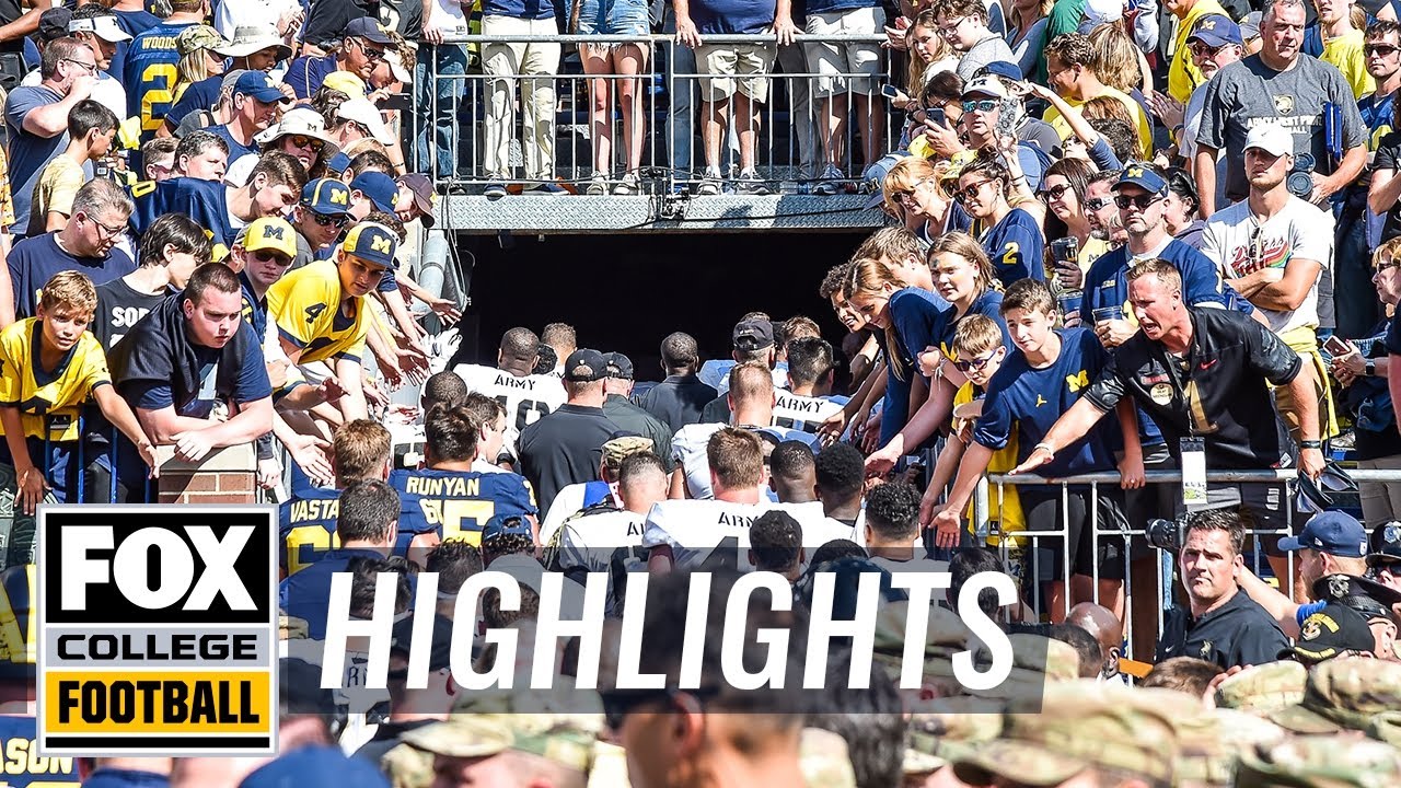 Michigan survives 2OT vs Army on strip-sack | 60 IN 60 | FOX COLLEGE FOOTBALL HIGHLIGHTS