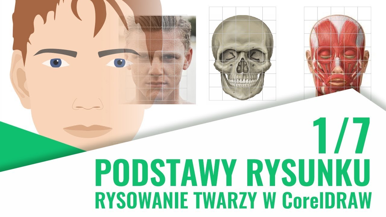 #1 Rysowanie twarzy. Nauka rysunku z CorelDRAW