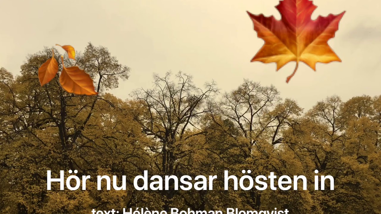 Höstsånger barn: Hör nu dansar hösten in (med text) Beatriz sjunger!